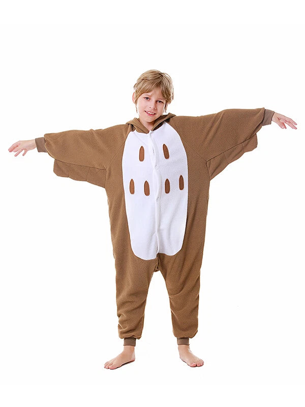 CANASOUR Kids Owl One-piece Pajamas Halloween Christmas Cosplay Costumes