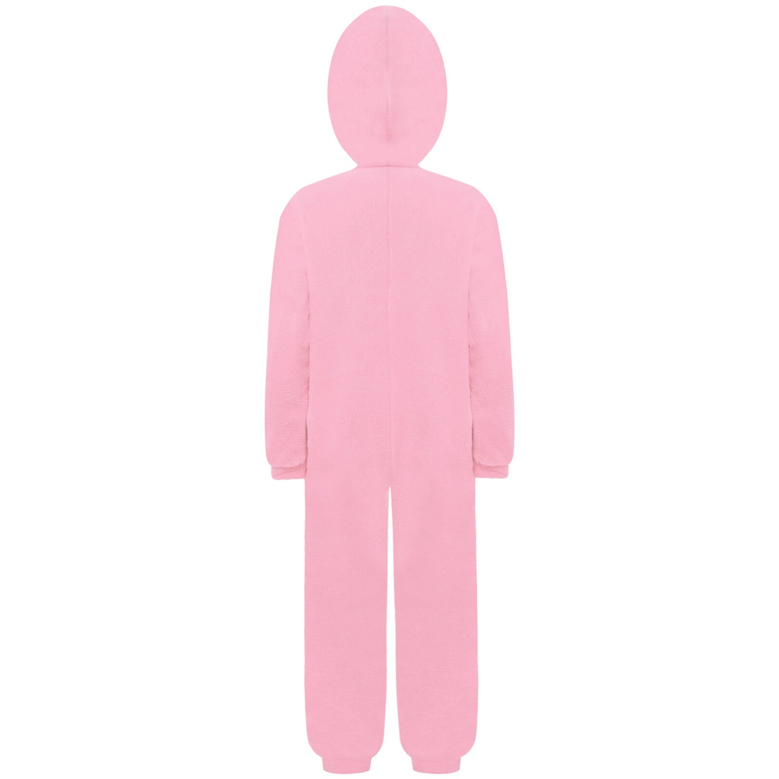 Unisex Kids Fleece Hooded Jumpsuit for Boys Girls Zip-up One Piece Pjs Sleepwear