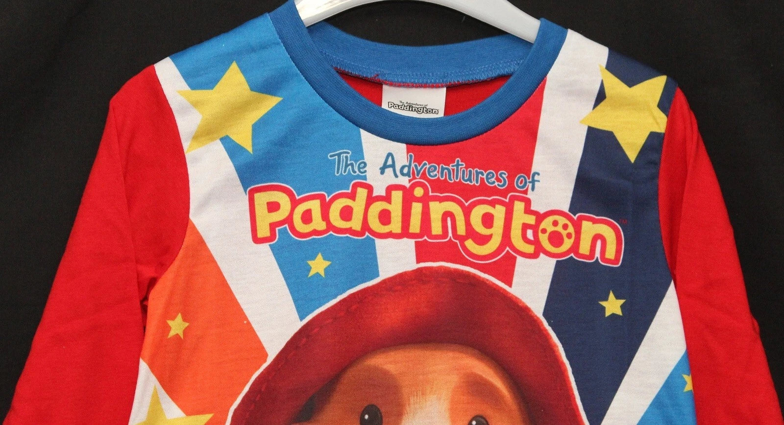 PADDINGTON BEAR Boy's Pyjamas /Blue & Red PADDINGTON PJs Sizes 18 Months-5 Years