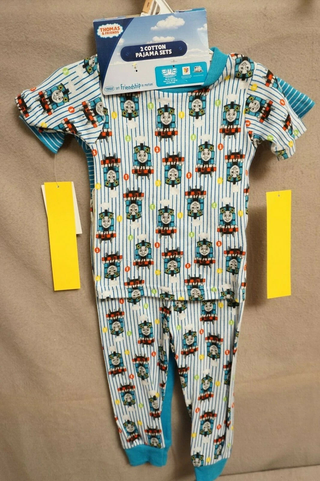 PAW PATROL, THOMAS OR SESAME ST. 4 PIECE PAJAMAS SETS ASSORTED SIZES  BNWT