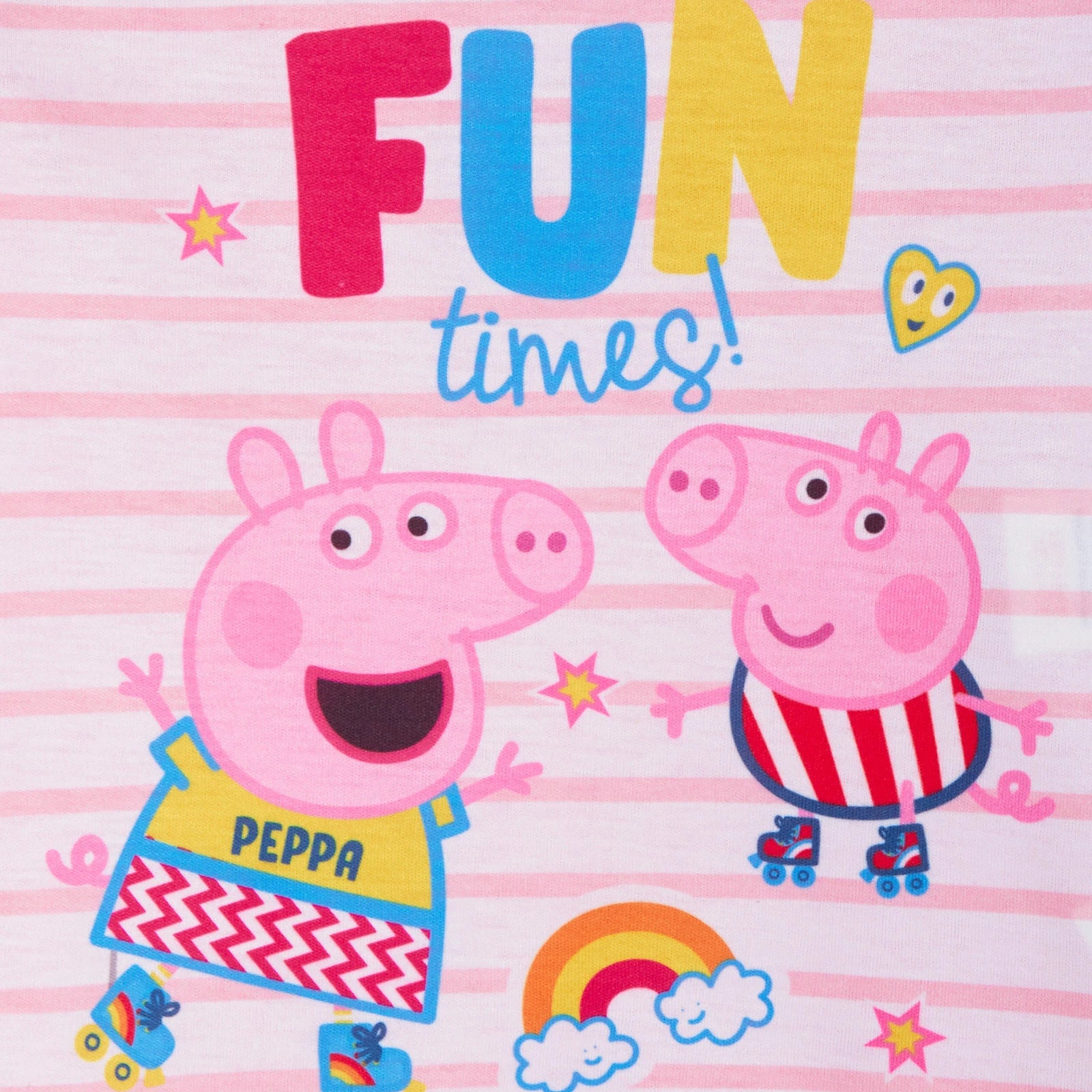 Girls Peppa Pig Pyjamas Kids Luxury Classic Peppa Pink Full Length Long Pjs Set