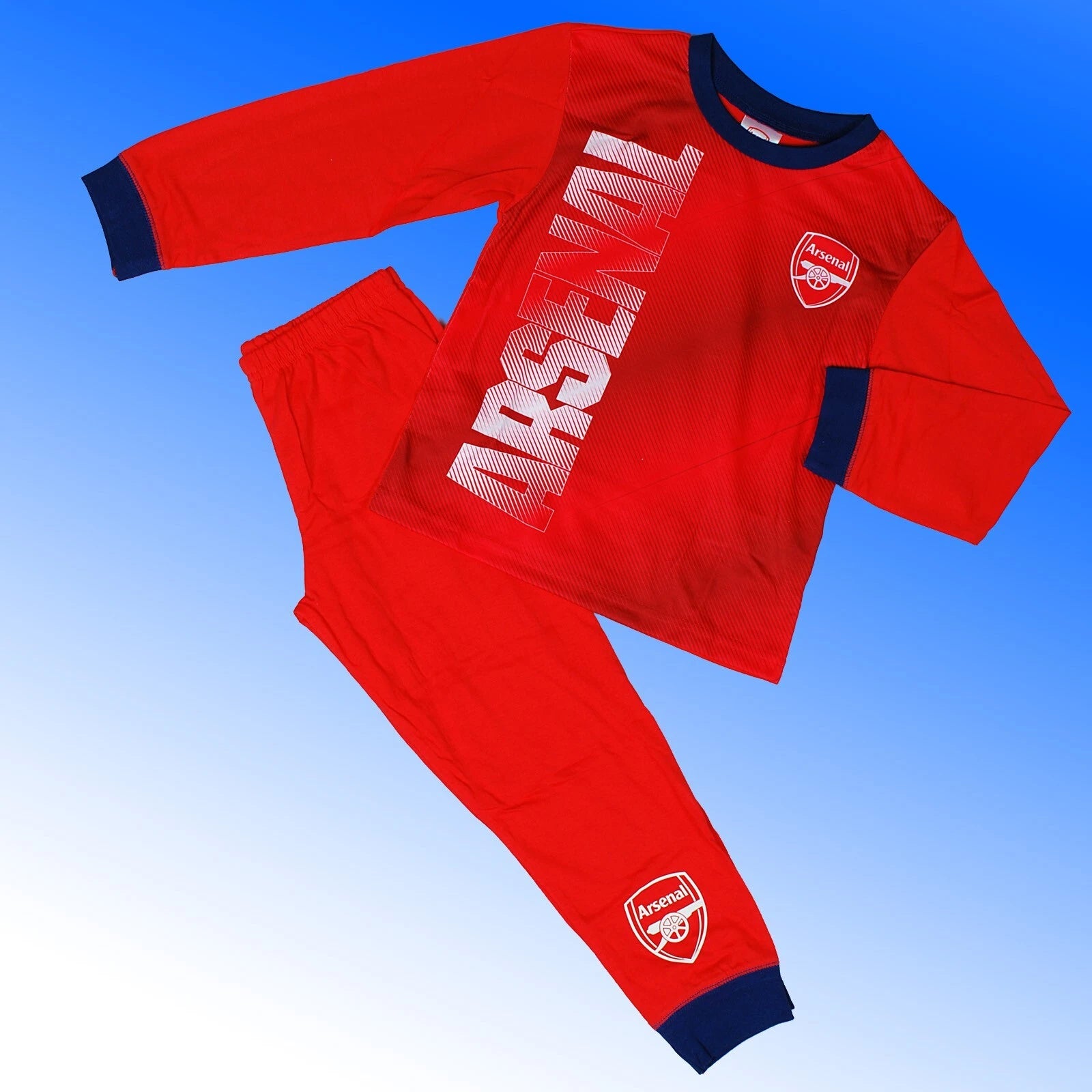 Boys Genuine Official Arsenal FC Football Pyjamas #AFC Age 2-12 Years