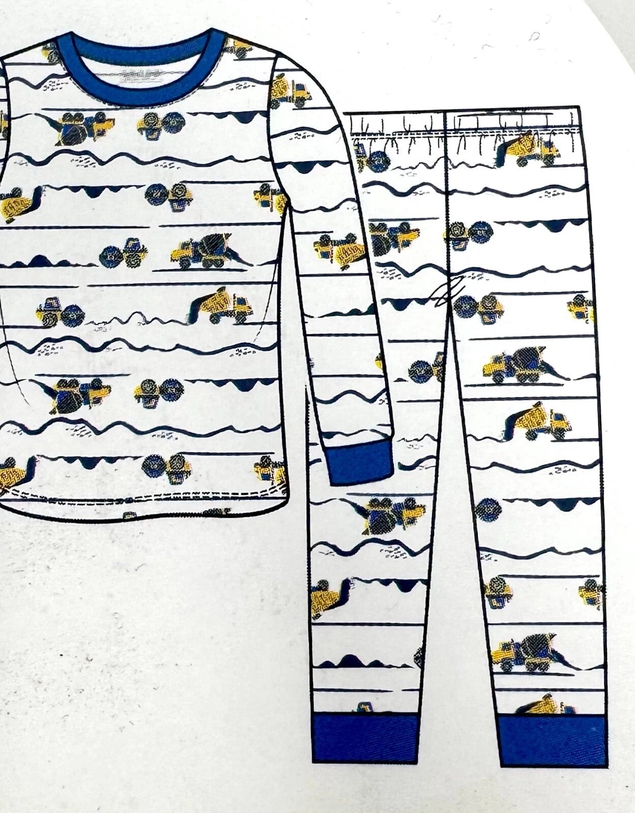 Kirkland Signature Kids' 4-PC Cotton PJ Set MULTI COLOR