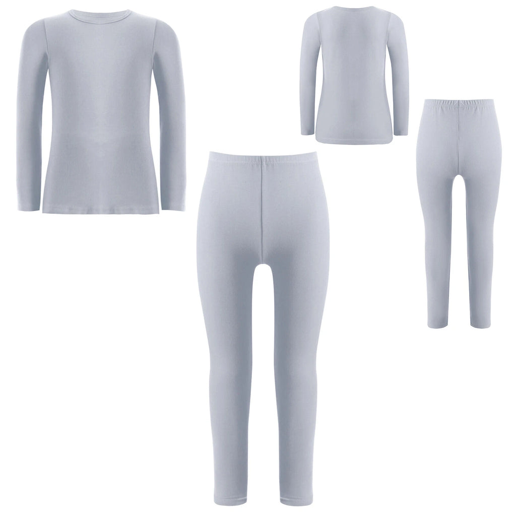 Unisex Kids Suit Bottoms Outfit Girls Set With Pants Homewear Pajamas Winter