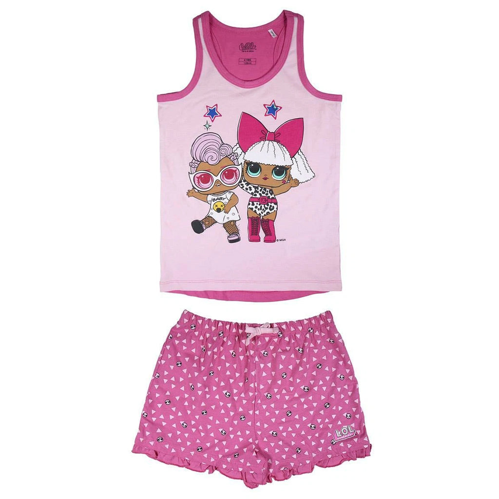 Girls LOL Surprise Character Short Pyjamas Nightwear Shorties Pjs Age 3-10 Years