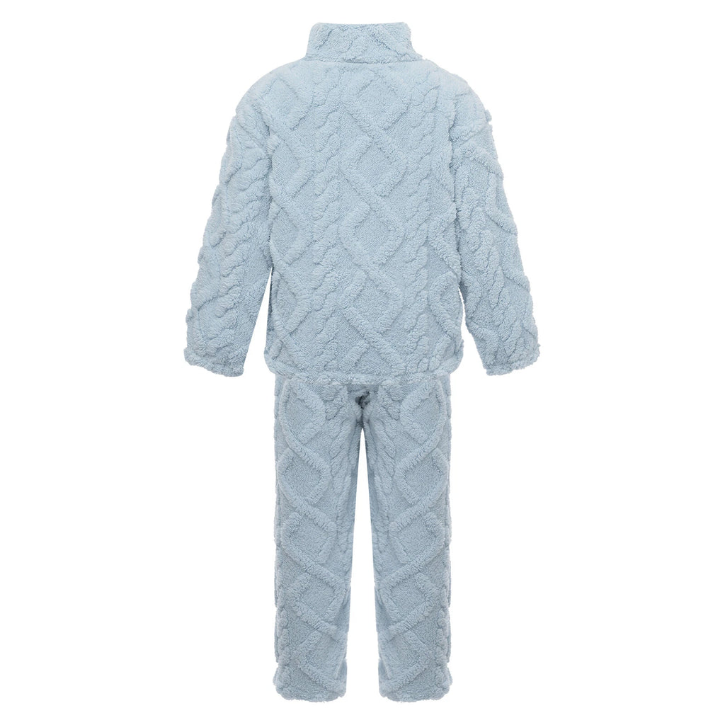 Unisex Kids Outfit Homewear Set Tops With Pants Pajamas Long Sleeve Loungewear