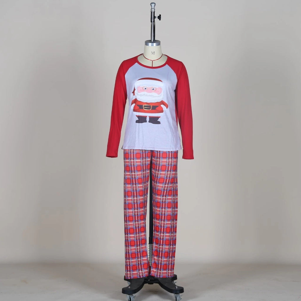 Christmas Suit Parent-Child Suit long-sleeved casual pajamas