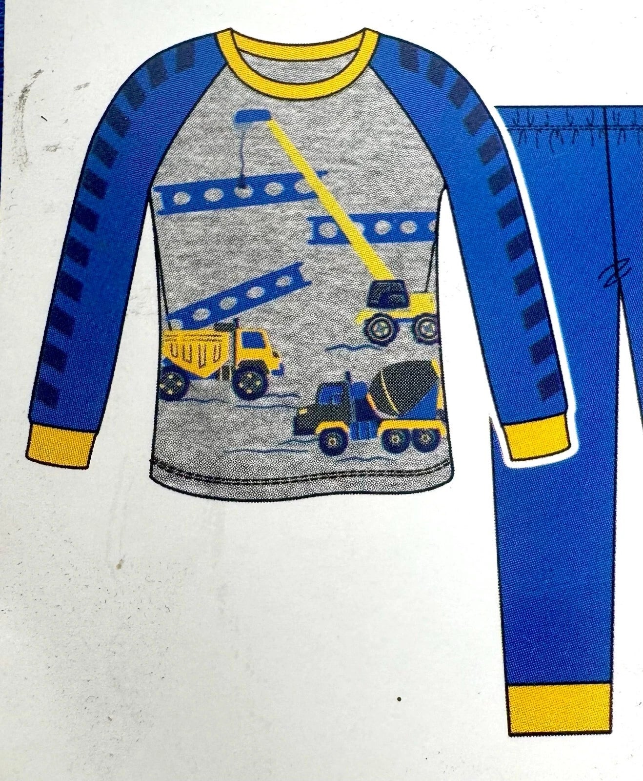 Kirkland Signature Kids' 4-PC Cotton PJ Set MULTI COLOR