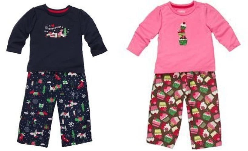 Oshkosh B'Gosh 2 Piece Pajamas Sleepwear Set ~ Pick Your Size & Pattern ~ NWT