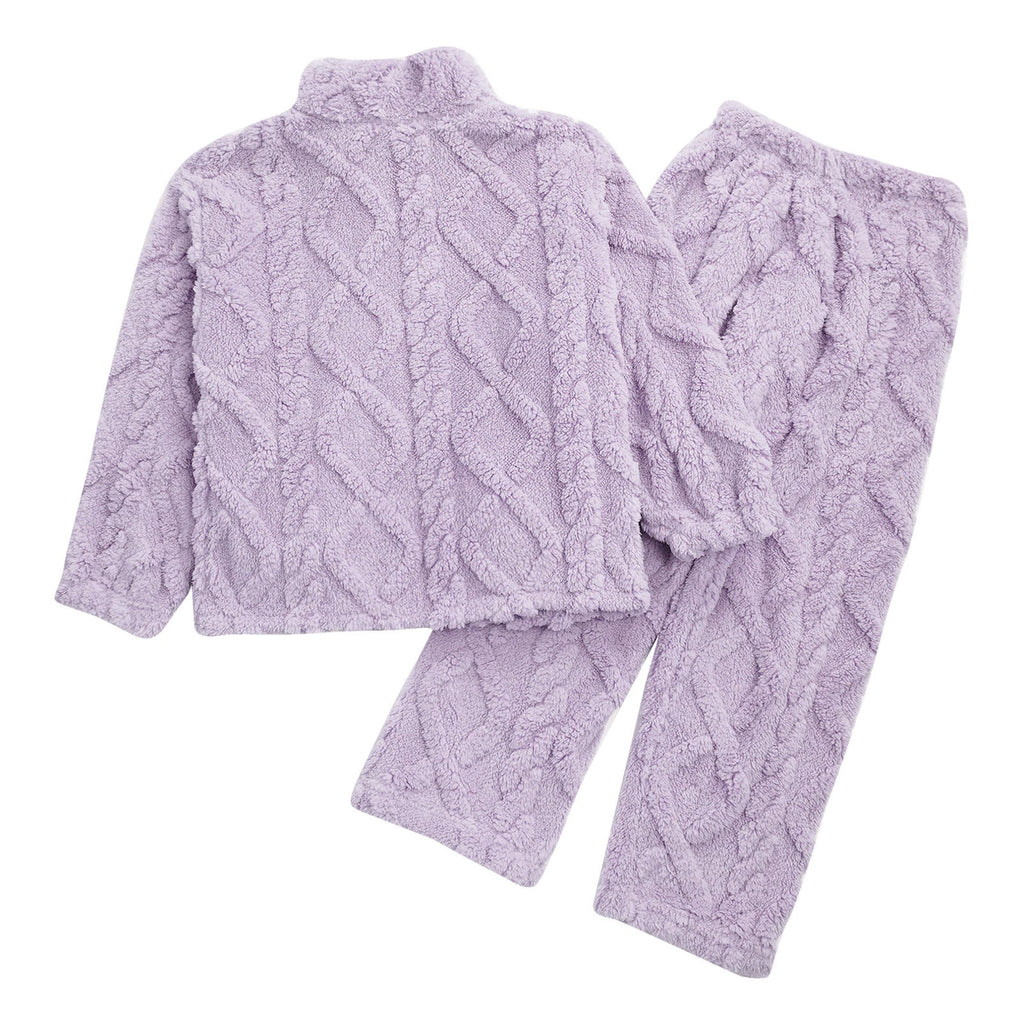 Unisex Kids Outfit Homewear Set Tops With Pants Pajamas Long Sleeve Loungewear