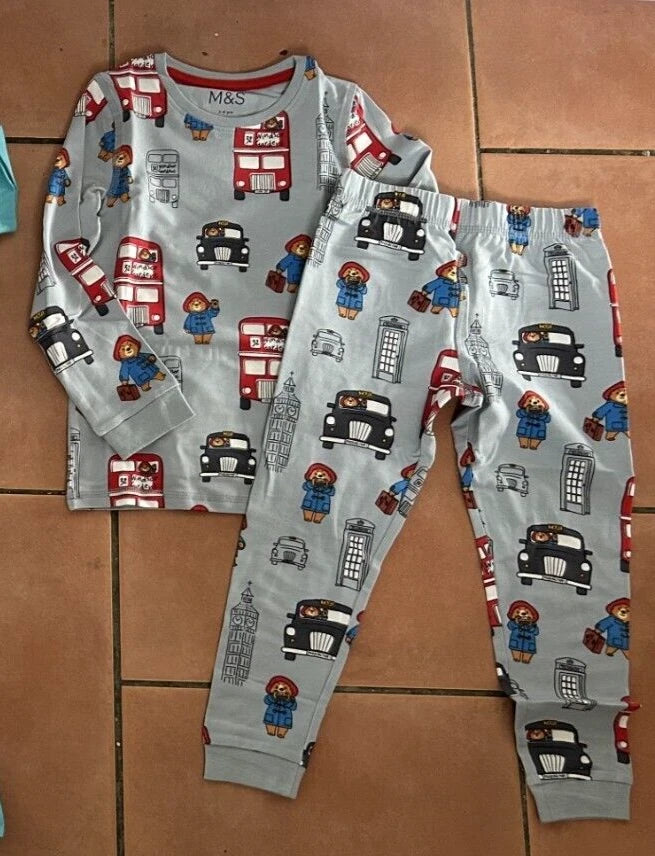 M & S Paddington Bear Pyjama set or Summer T-Shirt Set BNWT - 3 kinds
