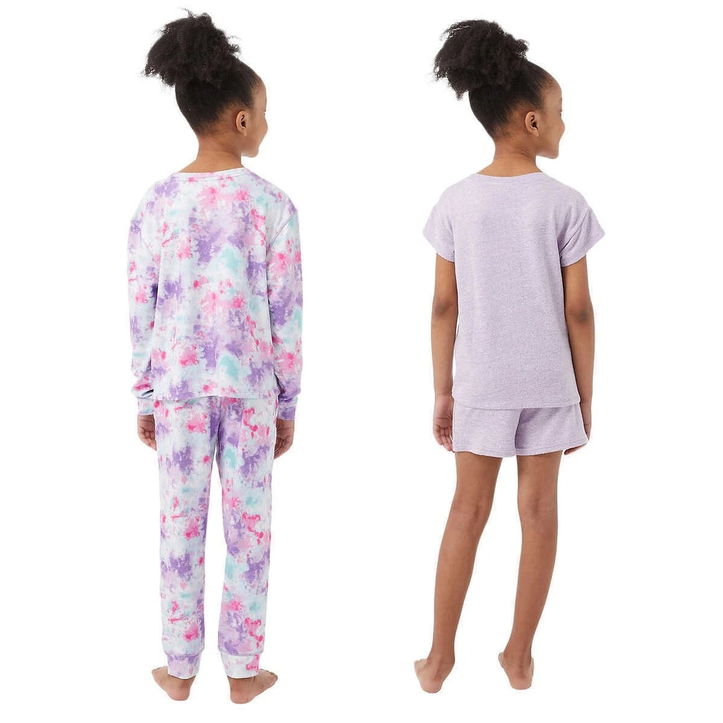 32 Degrees Youth 4-piece Pajama Set (Purple ,M-L)