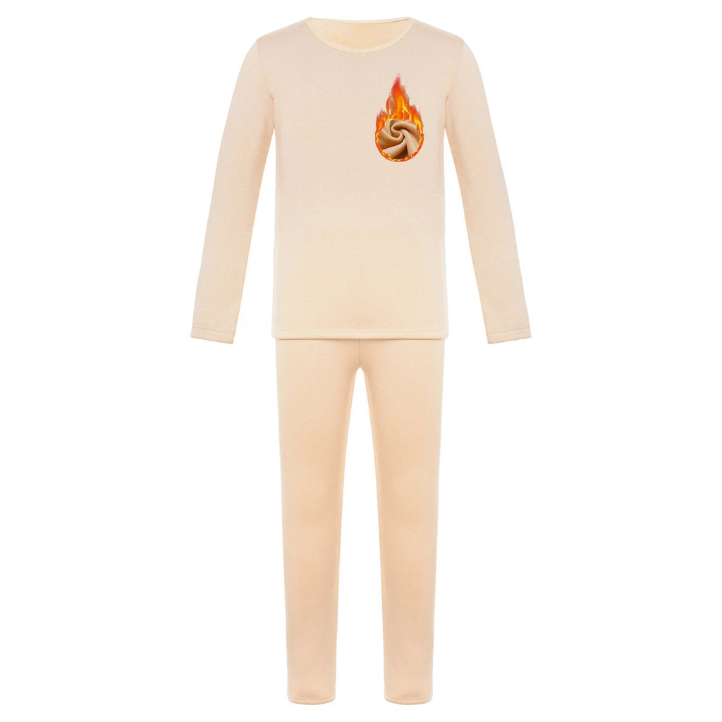 Kids Girl's Pajamas Set Long Sleeve Sleepwear Training Pullover And Pantyhose