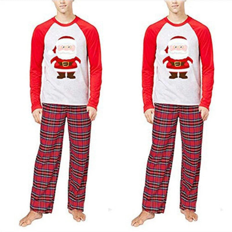 Christmas Suit Parent-Child Suit long-sleeved casual pajamas