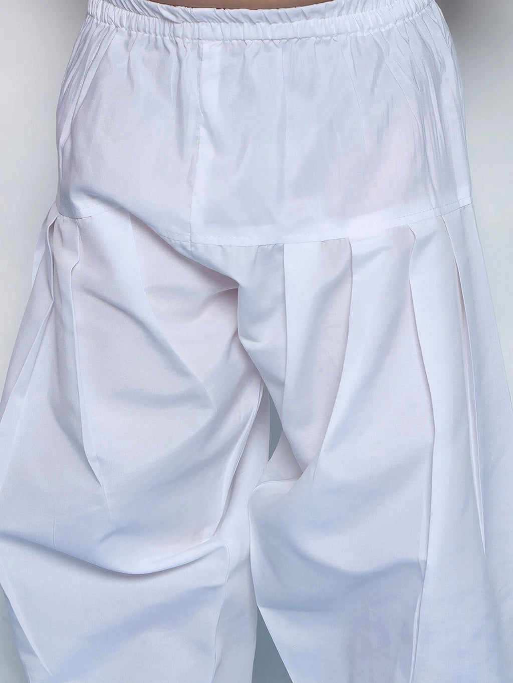 Kids Ethnic Mirror Work Cotton Kurta Pyjama Set/Party Wear Chikankari Kurta