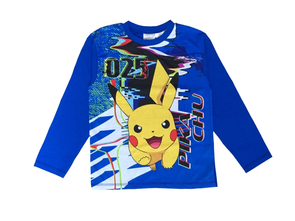 Boys Pokemon Pyjamas Pikachu Eevee 3-12 Years Long Sleeve Trouser Character