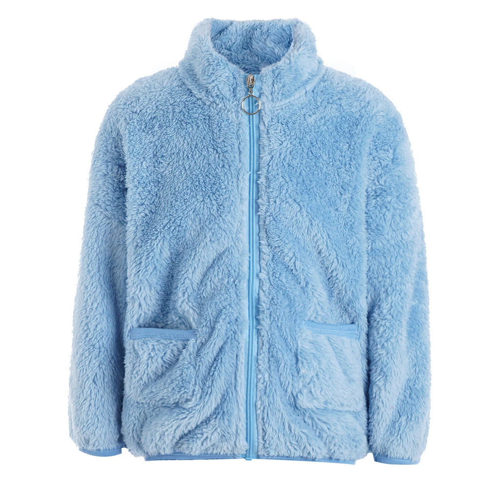 Kids Boys Girls Pajama Set Warm Homewear Flannel Outfits Pants Loungewear Tops