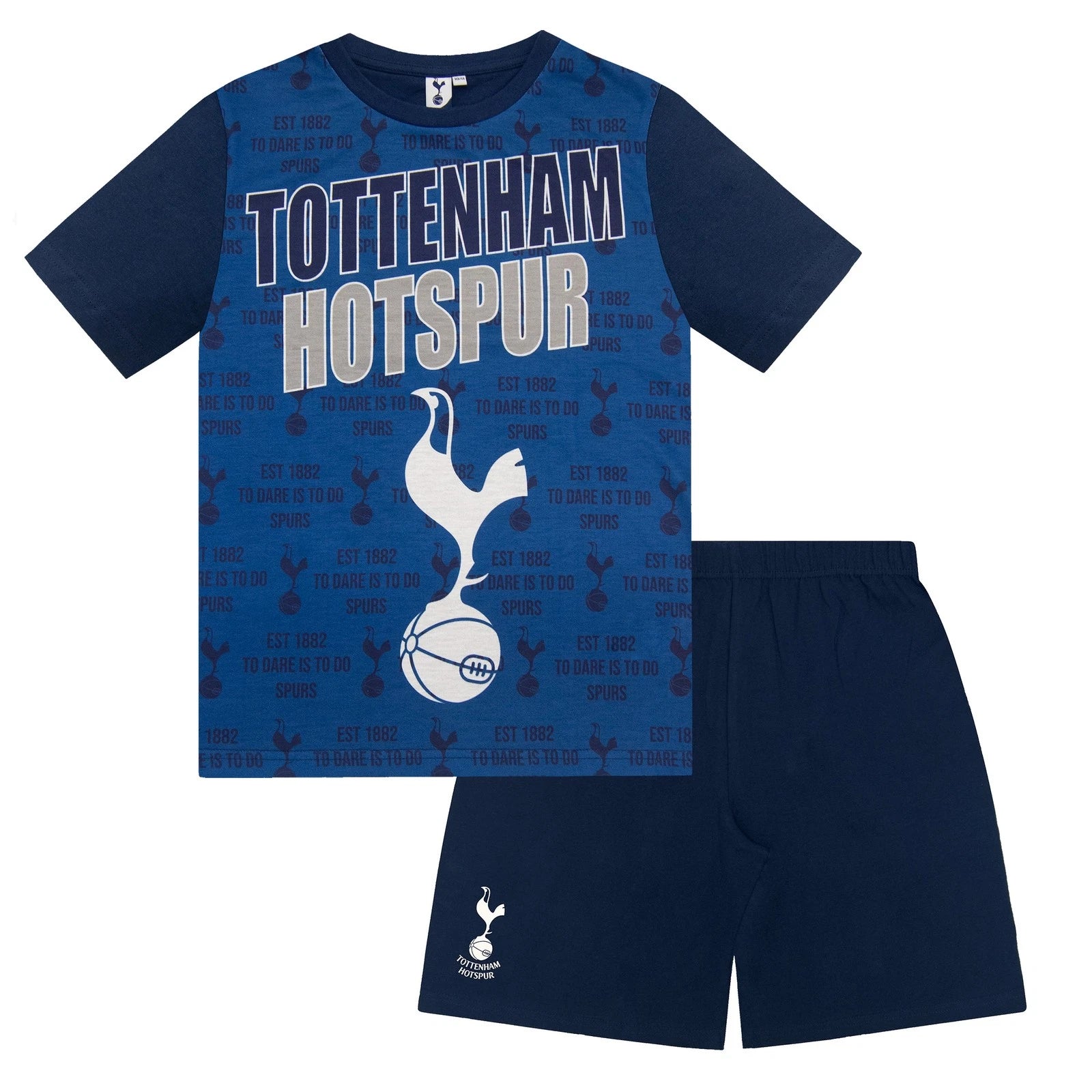 Tottenham Hotspur Boys Pyjamas Short Kids OFFICIAL Football Gift