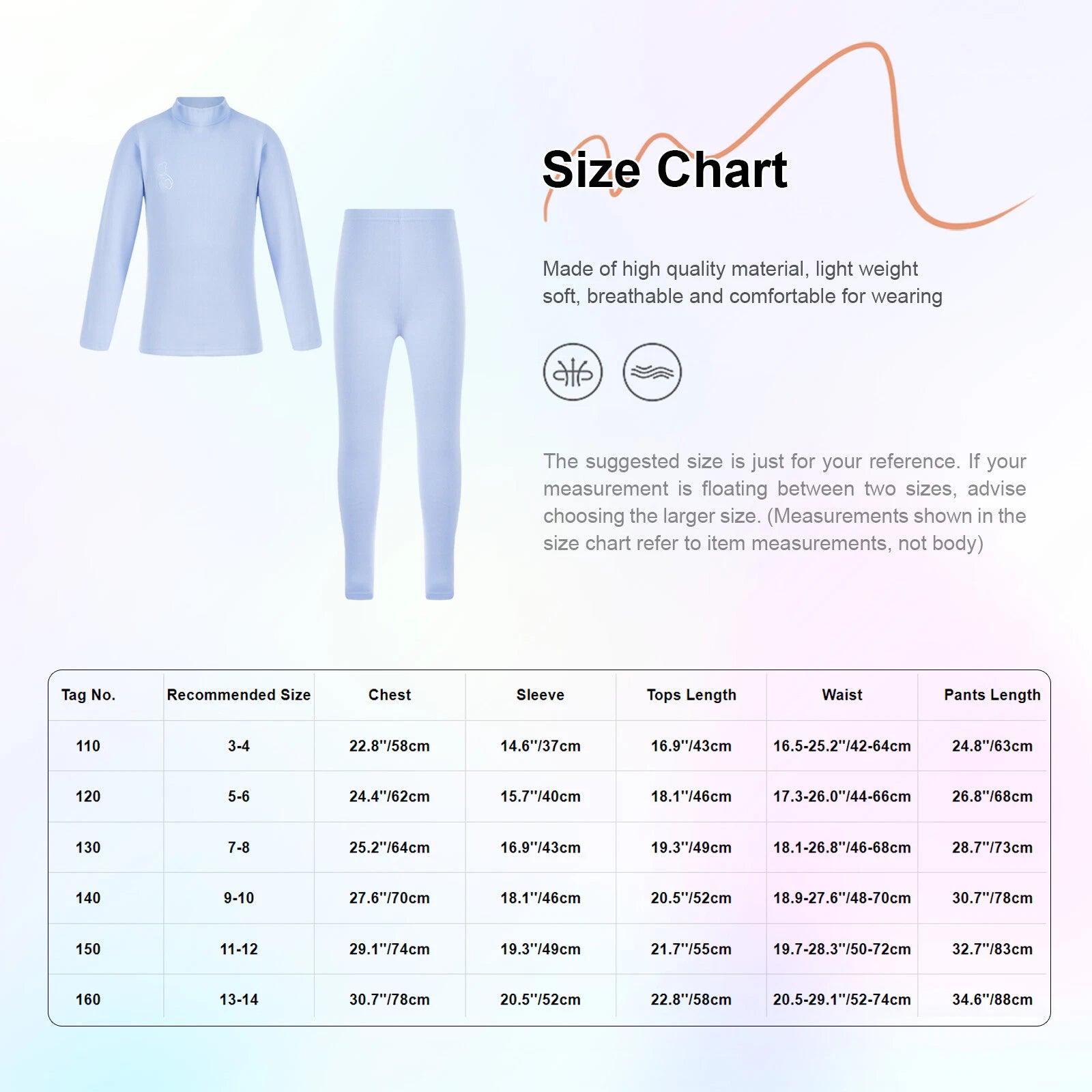 Kids Boys Girls Top Workout Tees Base Sleepwear Pajamas Set Exercise Suit Layer