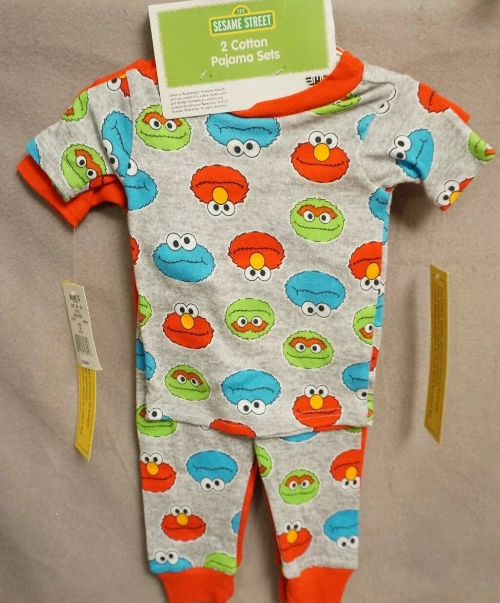 PAW PATROL, THOMAS OR SESAME ST. 4 PIECE PAJAMAS SETS ASSORTED SIZES  BNWT