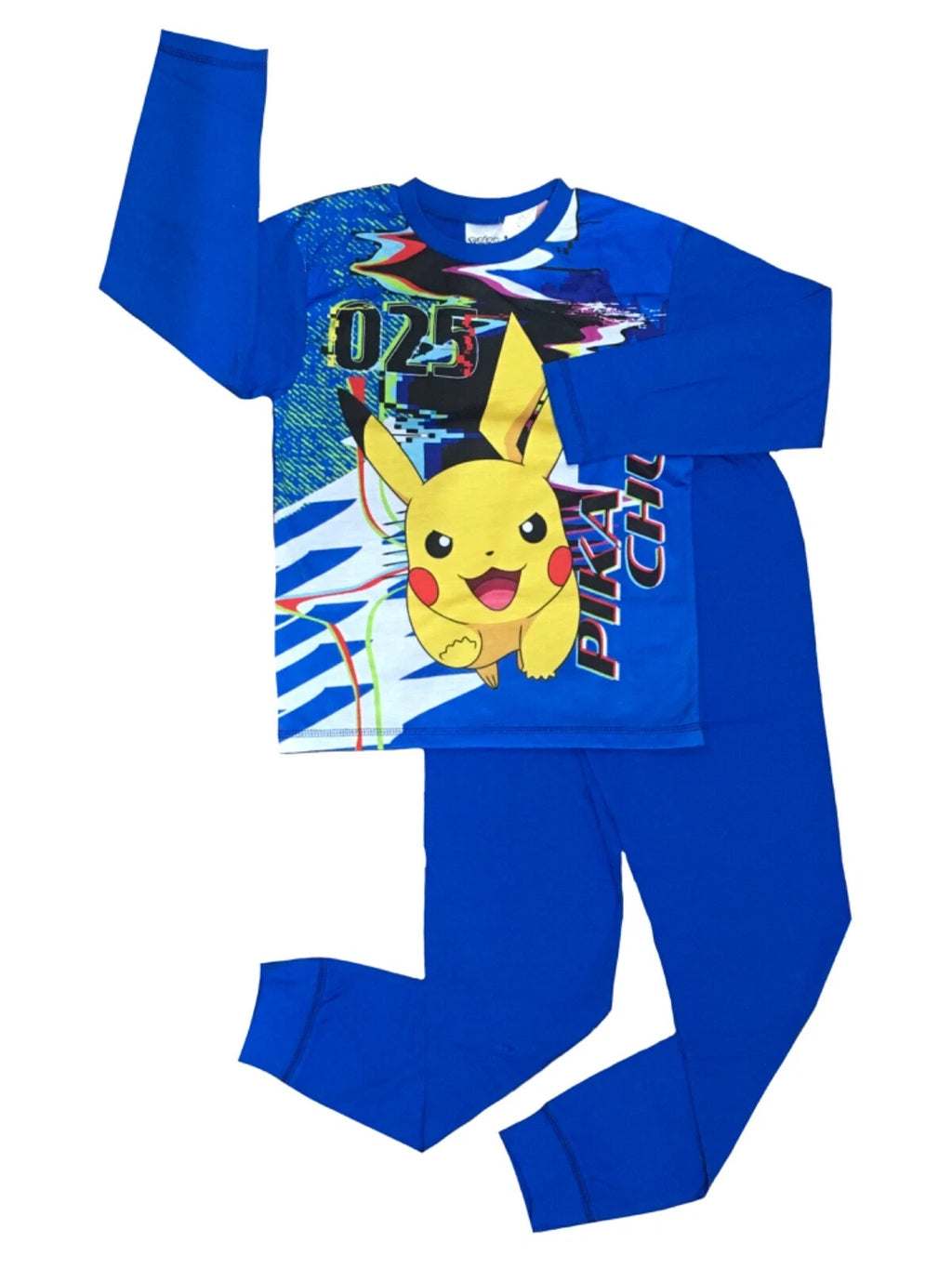 Boys Pokemon Pyjamas Pikachu Eevee 3-12 Years Long Sleeve Trouser Character