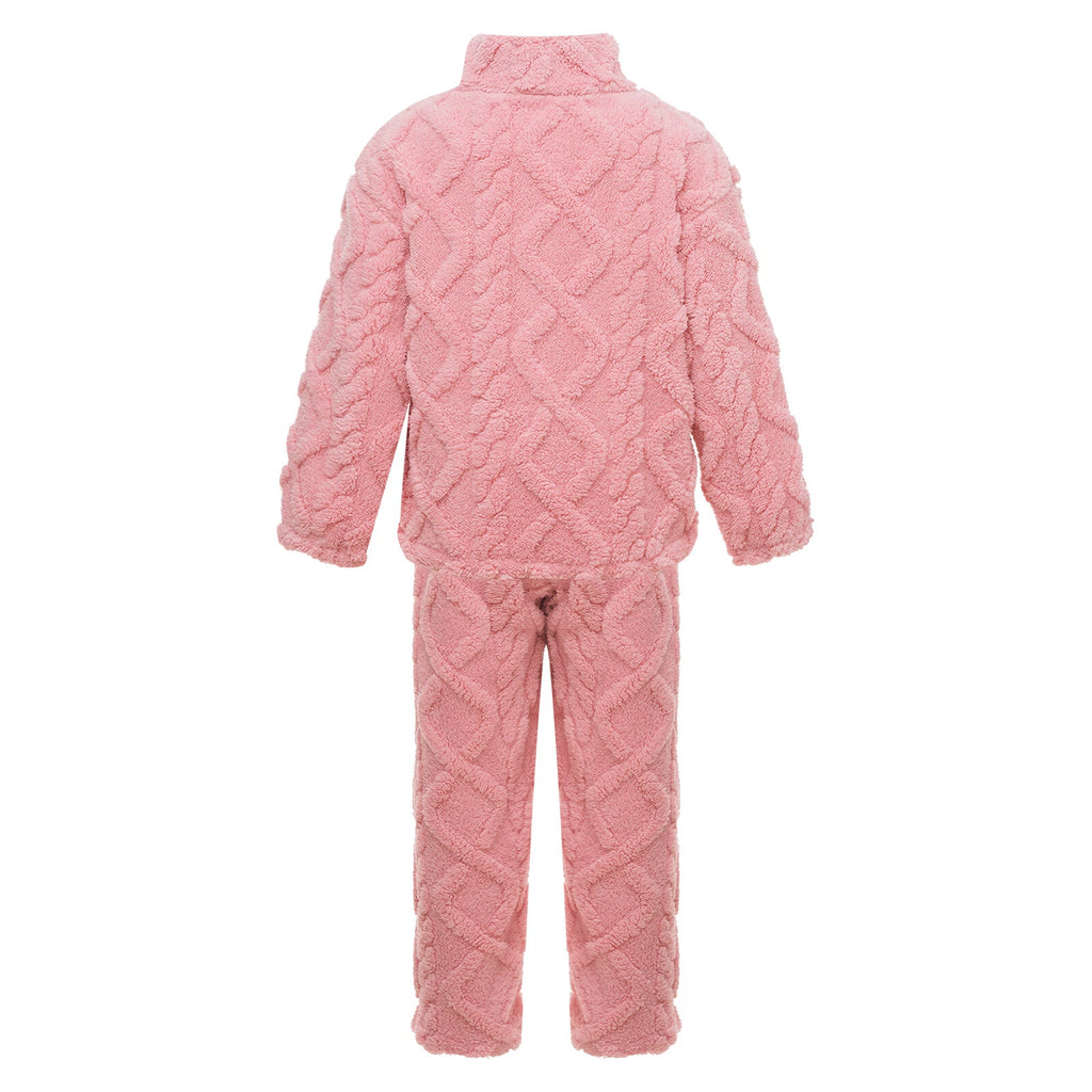 Unisex Kids Outfit Homewear Set Tops With Pants Pajamas Long Sleeve Loungewear