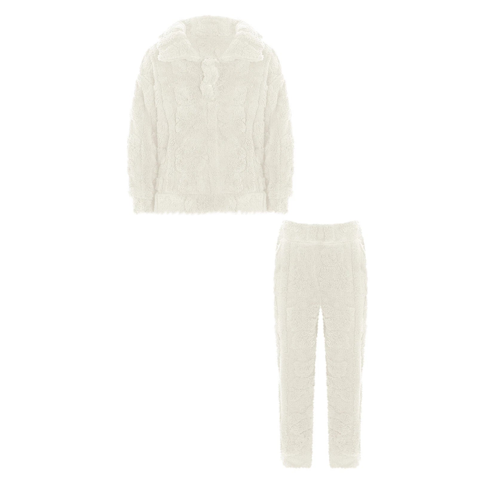 Kids Sleepwear Thicken Set Warm Pajamas Sleeping Sleepsuit Fleece 2pcs Casual