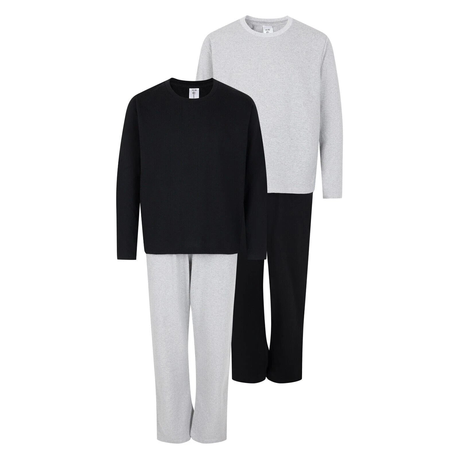 Boys 2 Pack Long Pyjamas Nightwear PJ Sets Twin Pack 9 to 16 Years #NorthEast