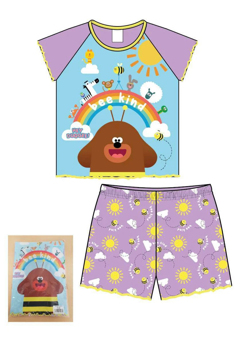 Boys Girls Kids Character Short Pyjamas pjs 9 Months - 10 Years