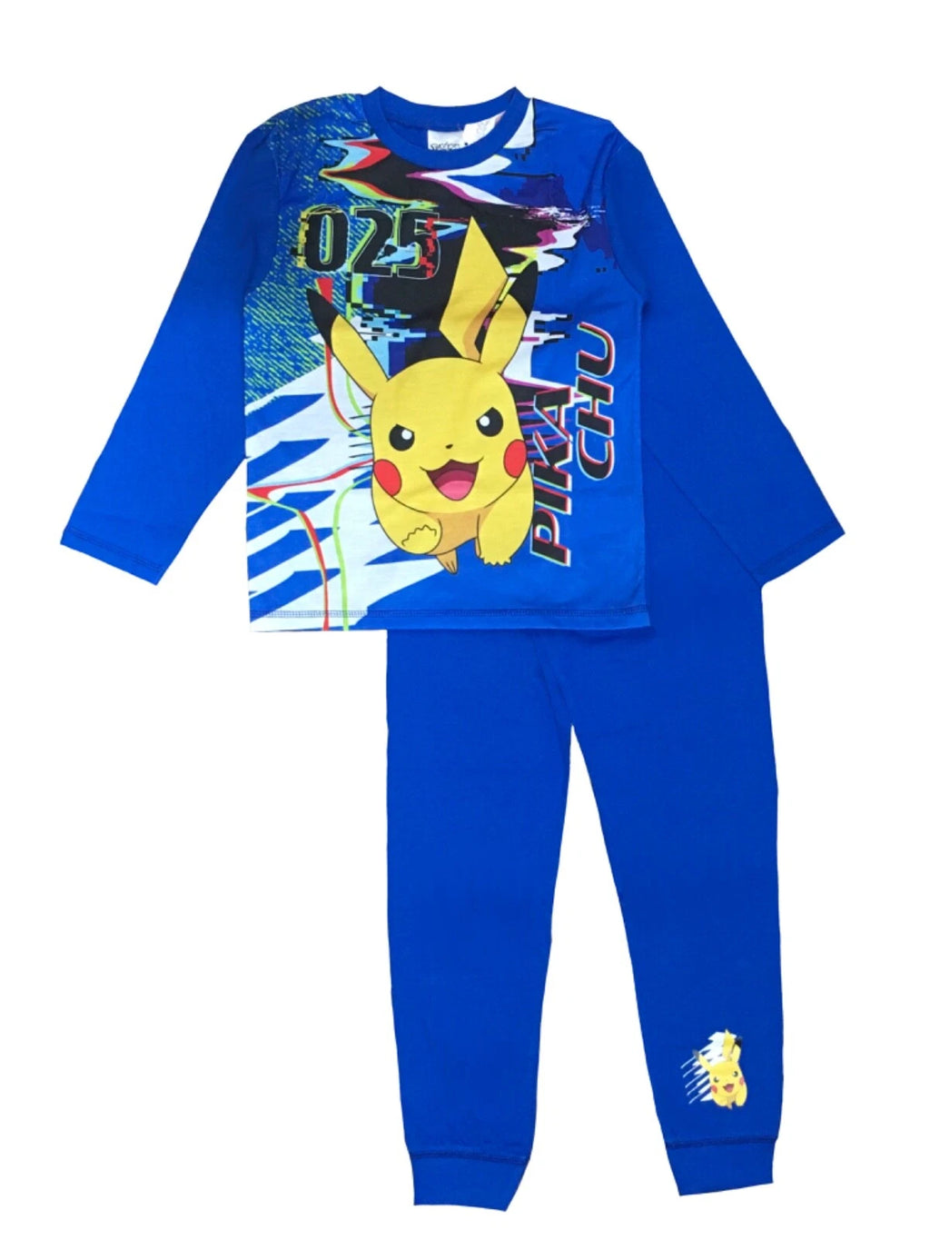 Boys Pokemon Pyjamas Pikachu Eevee 3-12 Years Long Sleeve Trouser Character