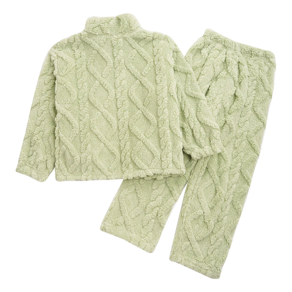 Unisex Kids Outfit Homewear Set Tops With Pants Pajamas Long Sleeve Loungewear