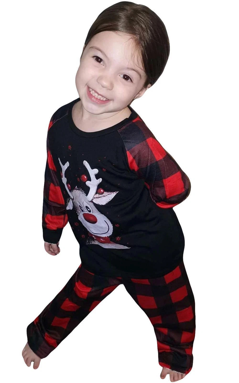 Kids Christmas Pyjamas Set Teens Girls Nightwear Boys Pjs Xmas Set Gift