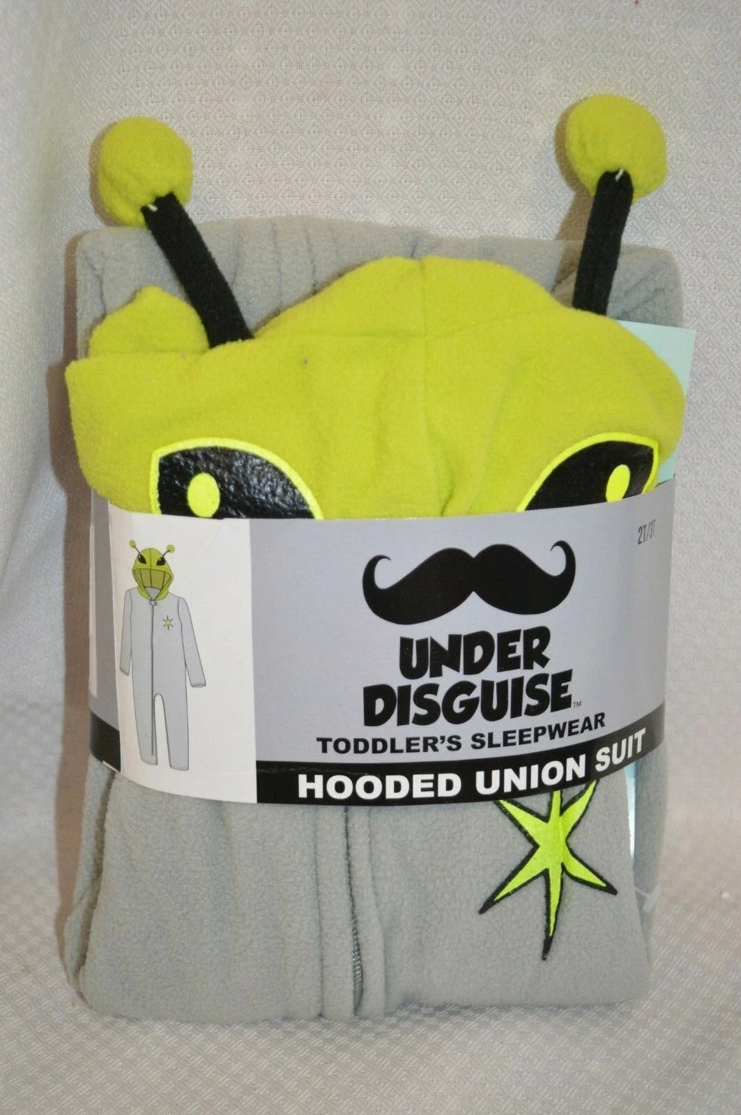 U PICK Under DISGUISE Toddler SLEEPWEAR Pajamas PJ's Hooded UNION Suit  2T/3T