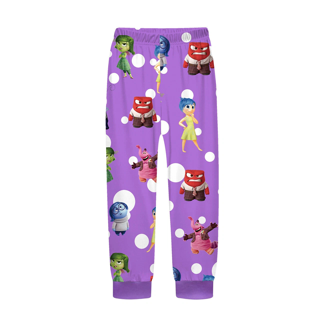 Kids Inside Out 2 Pajamas 2pcs Cartoon Long-sleeved Pyjamas Long Pyjama Pant Set