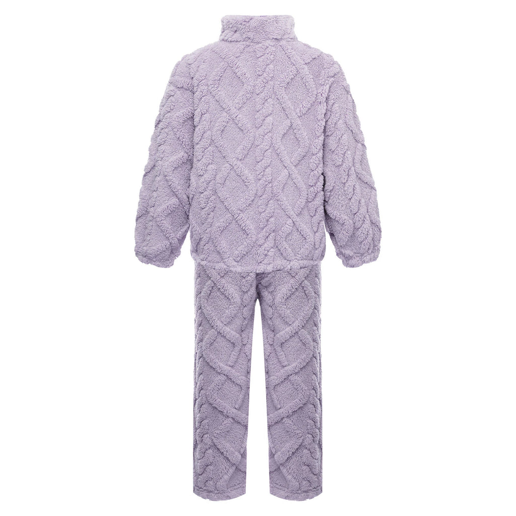 Unisex Kids Outfit Homewear Set Tops With Pants Pajamas Long Sleeve Loungewear