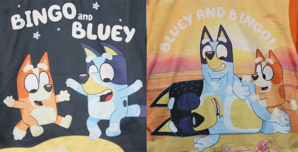 BLUEY Boy's Short Pyjamas /BLUEY & BINGO Summer/ Shorty PJs Sizes 1.5-5 years