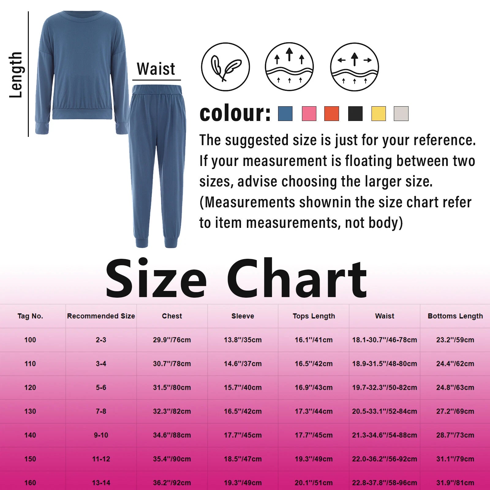 Kids Pajamas Set Flannel Sleepwear Bear Tops Pullover with Plush Pants Trousers