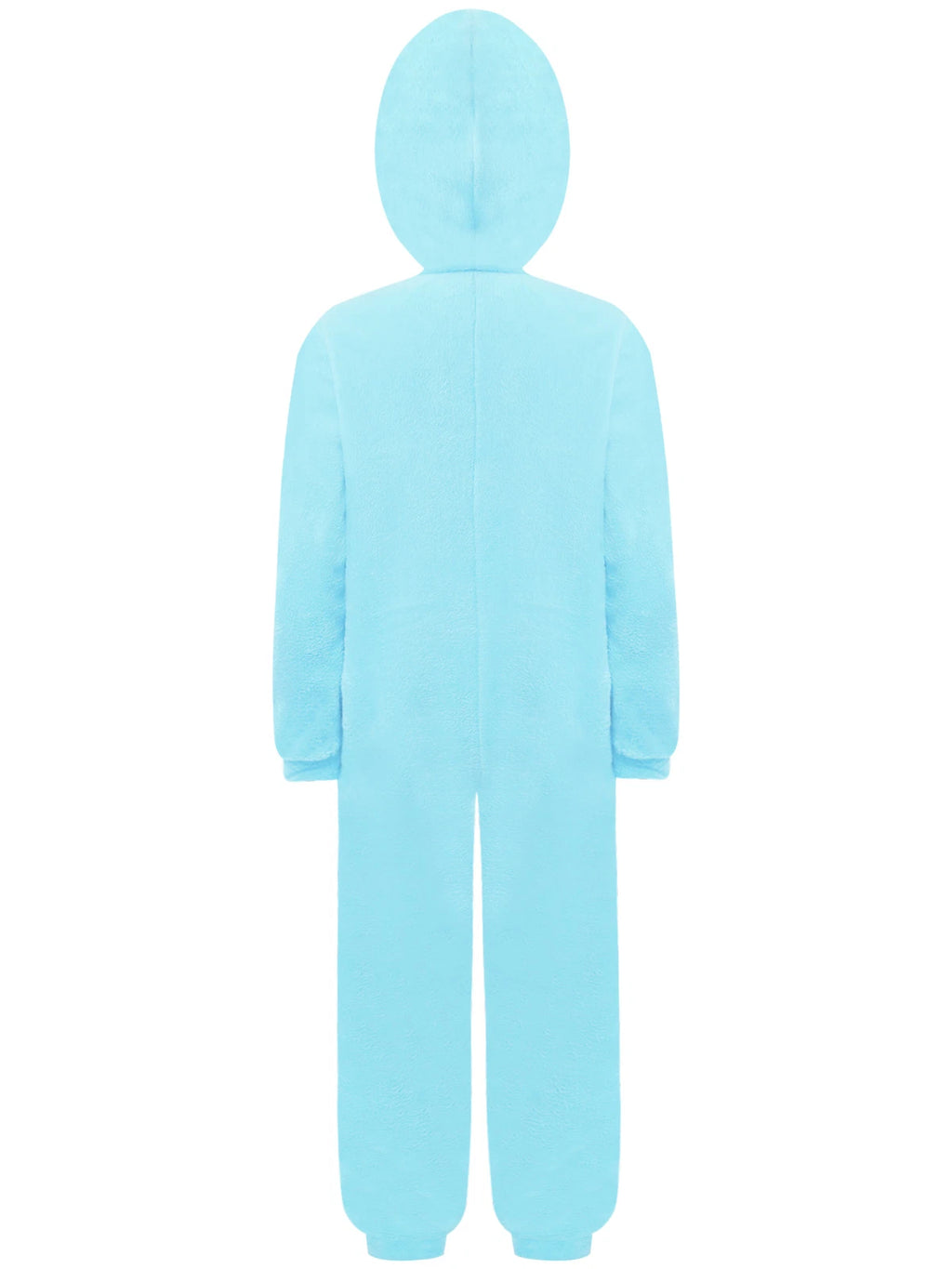 Unisex Kids Fleece Hooded Jumpsuit for Boys Girls Zip-up One Piece Pjs Sleepwear