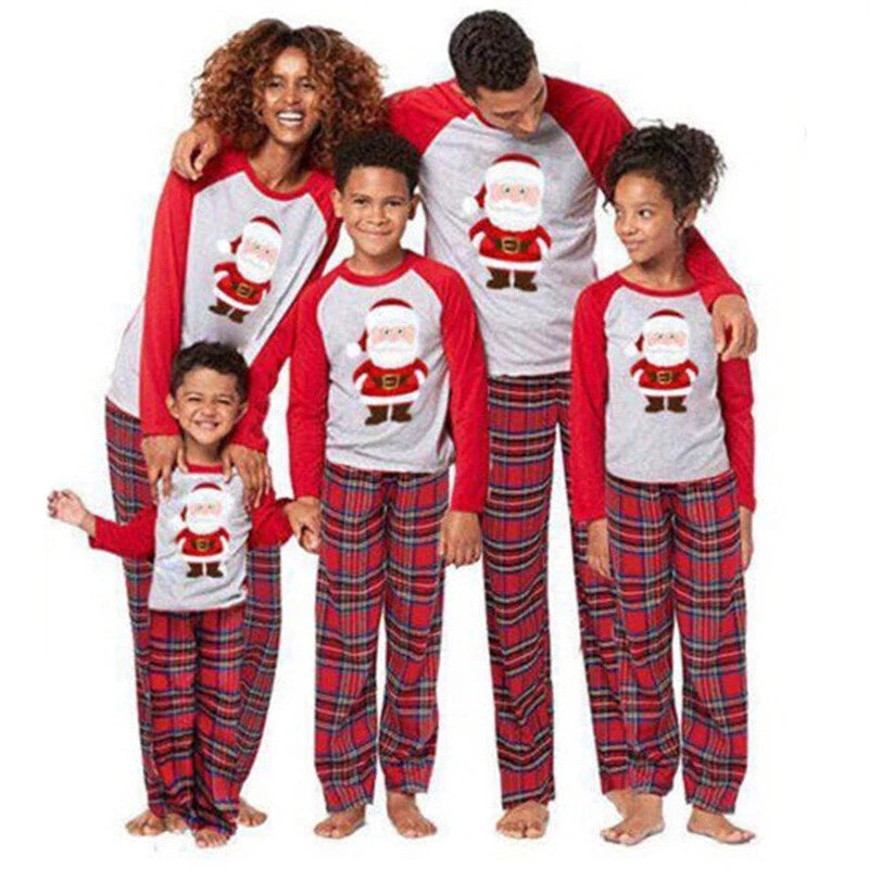 Christmas Suit Parent-Child Suit long-sleeved casual pajamas
