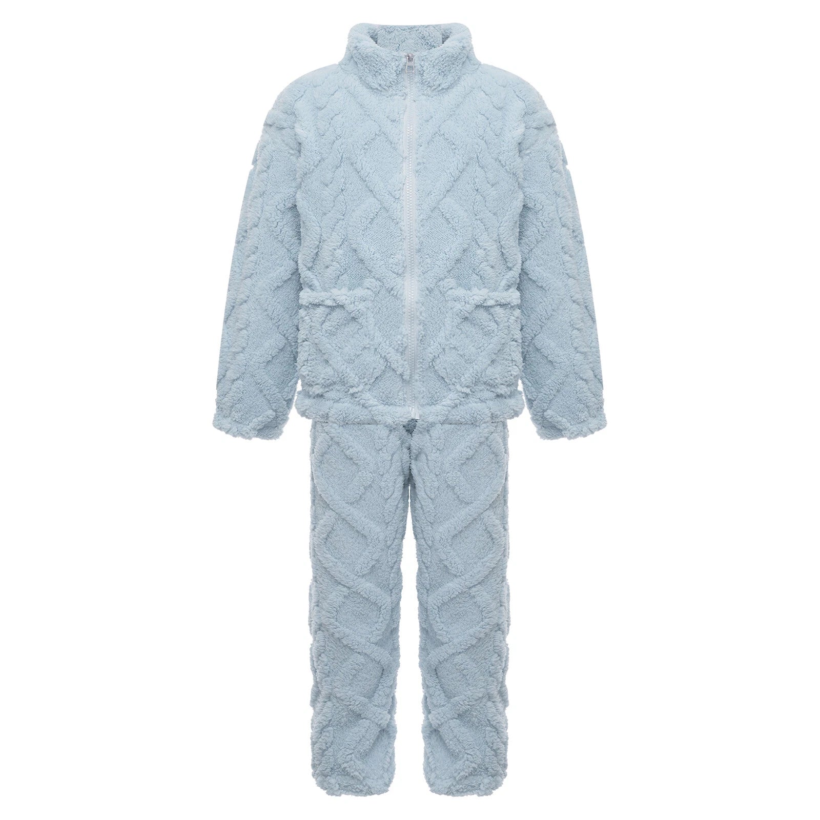 Unisex Kids Outfit Homewear Set Tops With Pants Pajamas Long Sleeve Loungewear