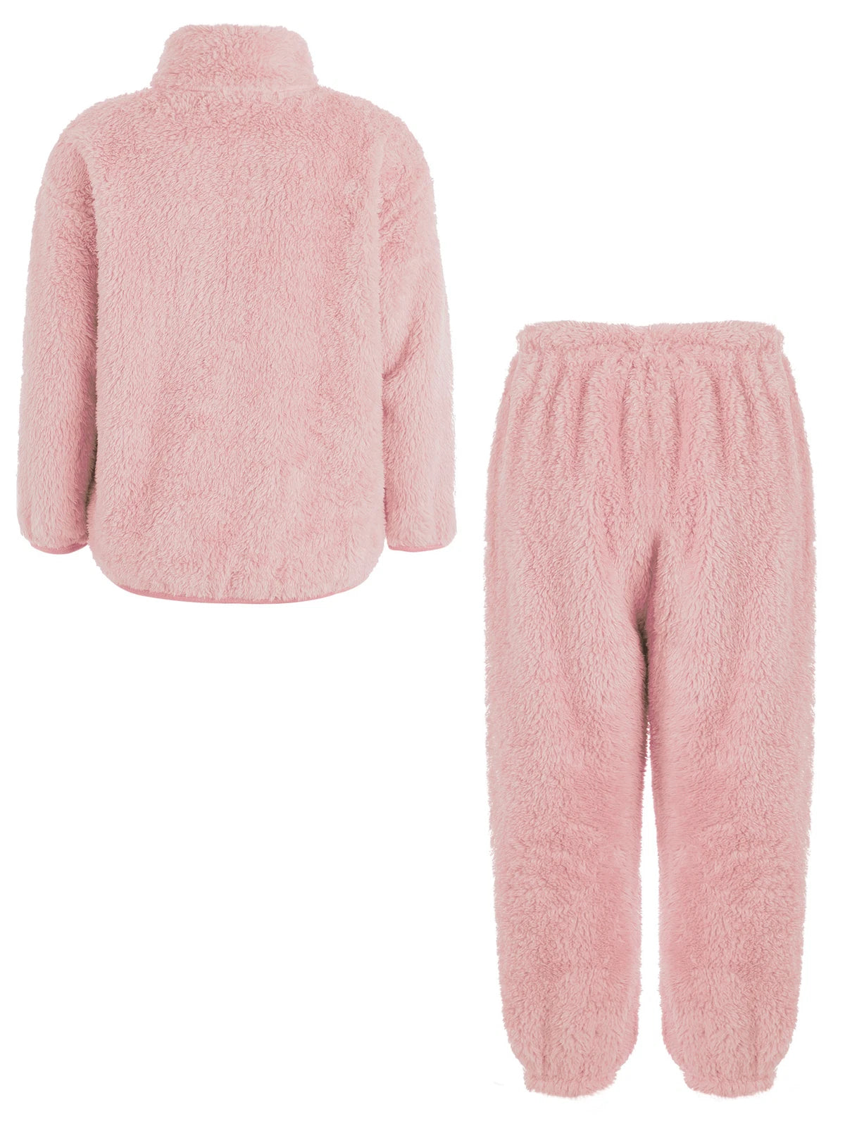 Kids Boys Girls Outfits Warm Homewear Flannel Pajama Set Clothing Sleepwear