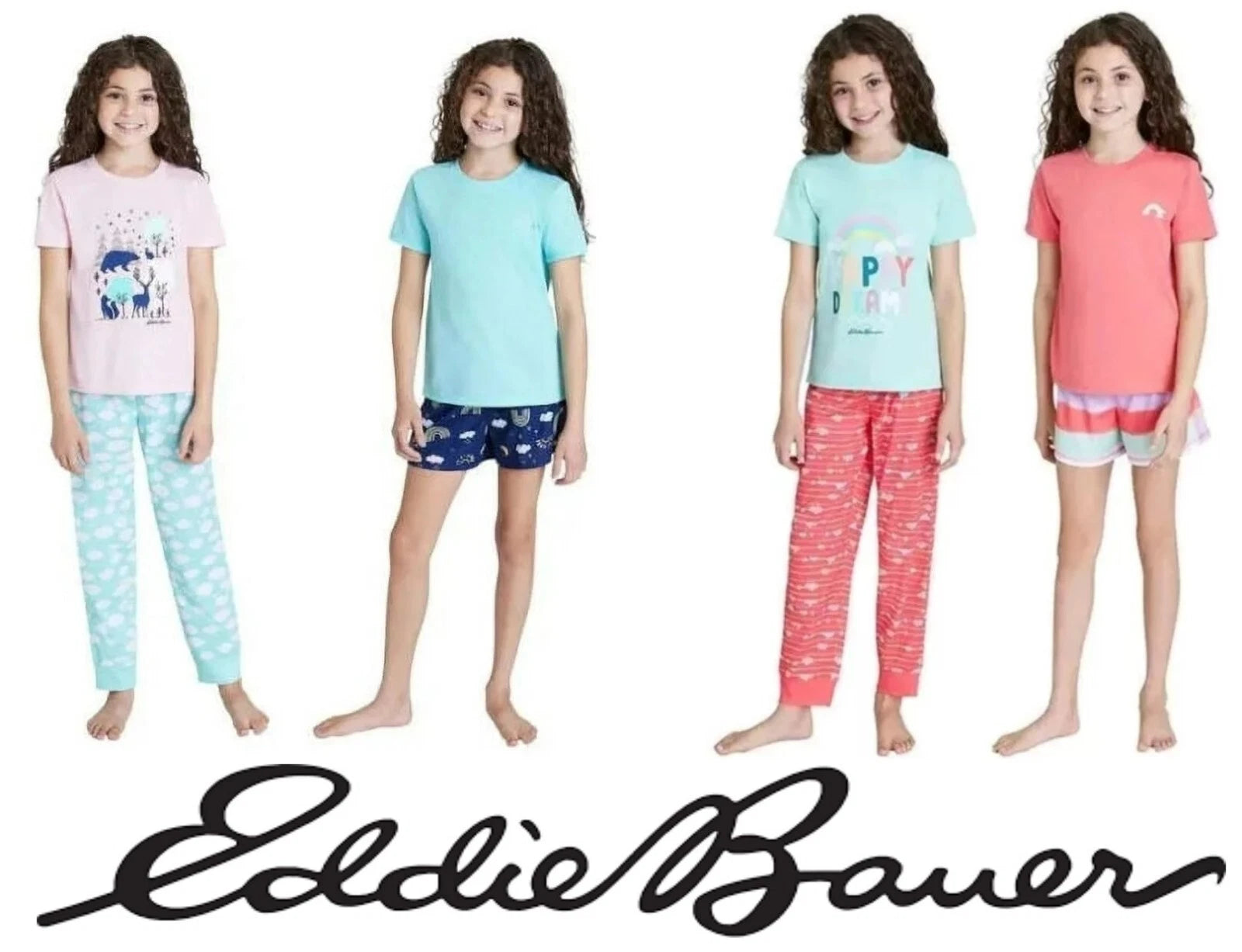 Eddie Bauer Girls 4-Piece Sleep Set - 1385272