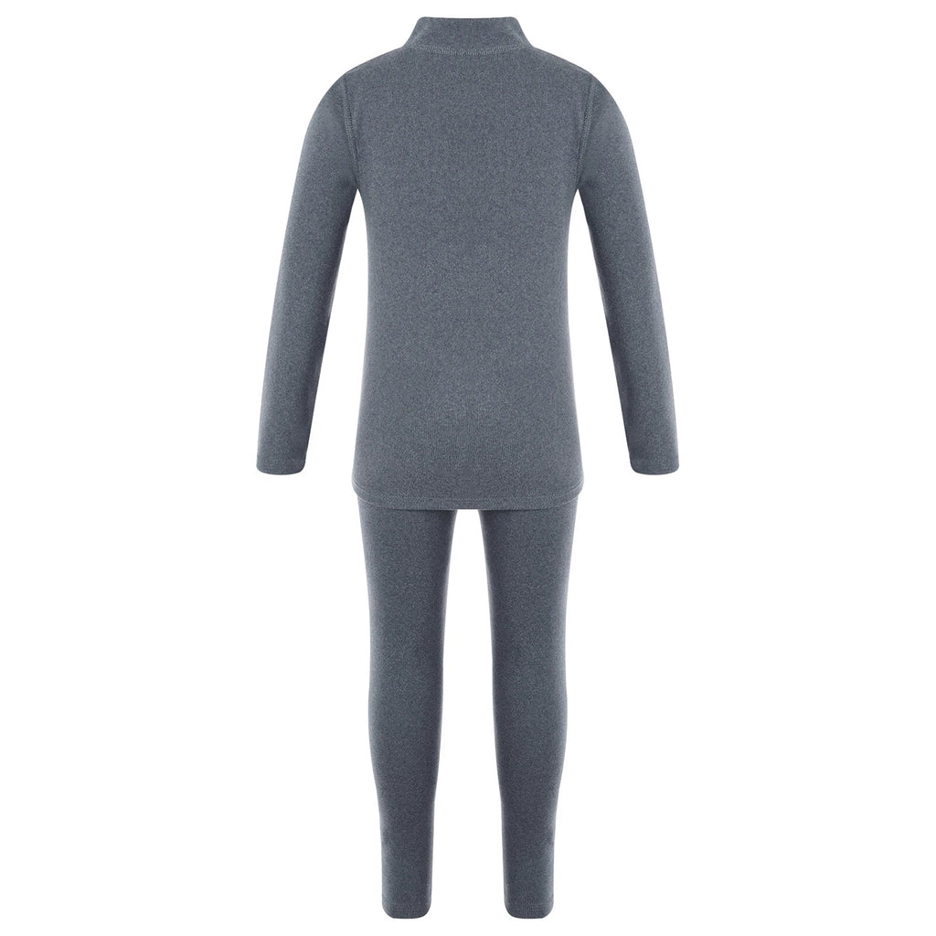 Kids Boys Girls Top Workout Tees Base Sleepwear Pajamas Set Exercise Suit Layer