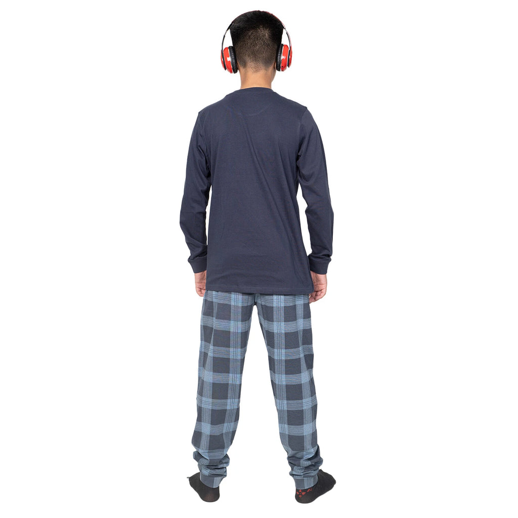 Kids Unisex Boys Girls Long Camo Cotton Gamer Gaming Pyjamas PJ Sets 5-13 Years