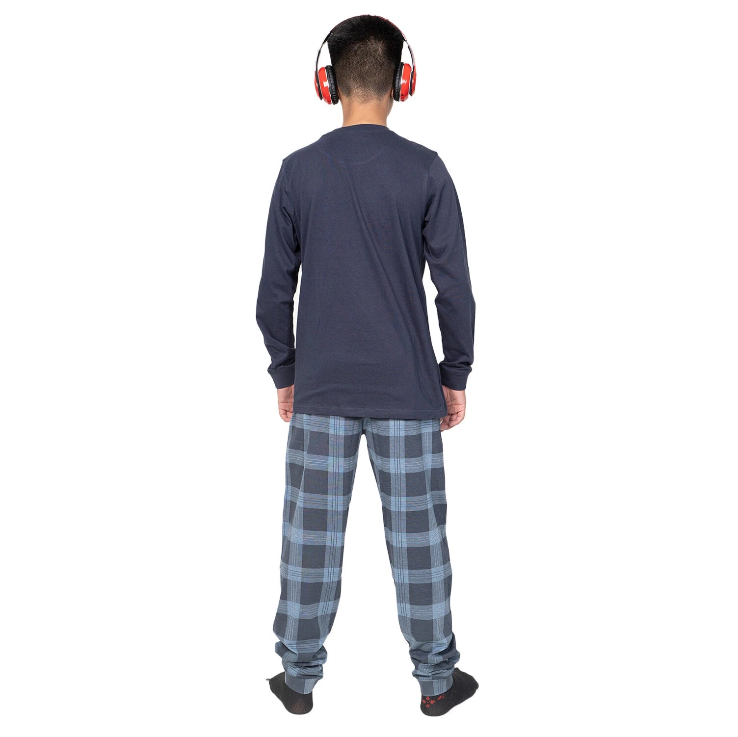 Kids Unisex Boys Girls Long Camo Cotton Gamer Gaming Pyjamas PJ Sets 5-13 Years