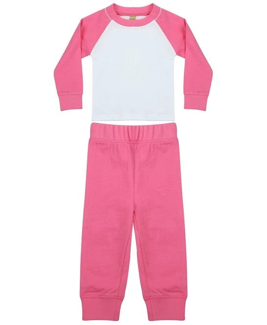 Personalised Custom Larkwood Children Pyjamas Toddler Kids Baby Nightwear LW71T