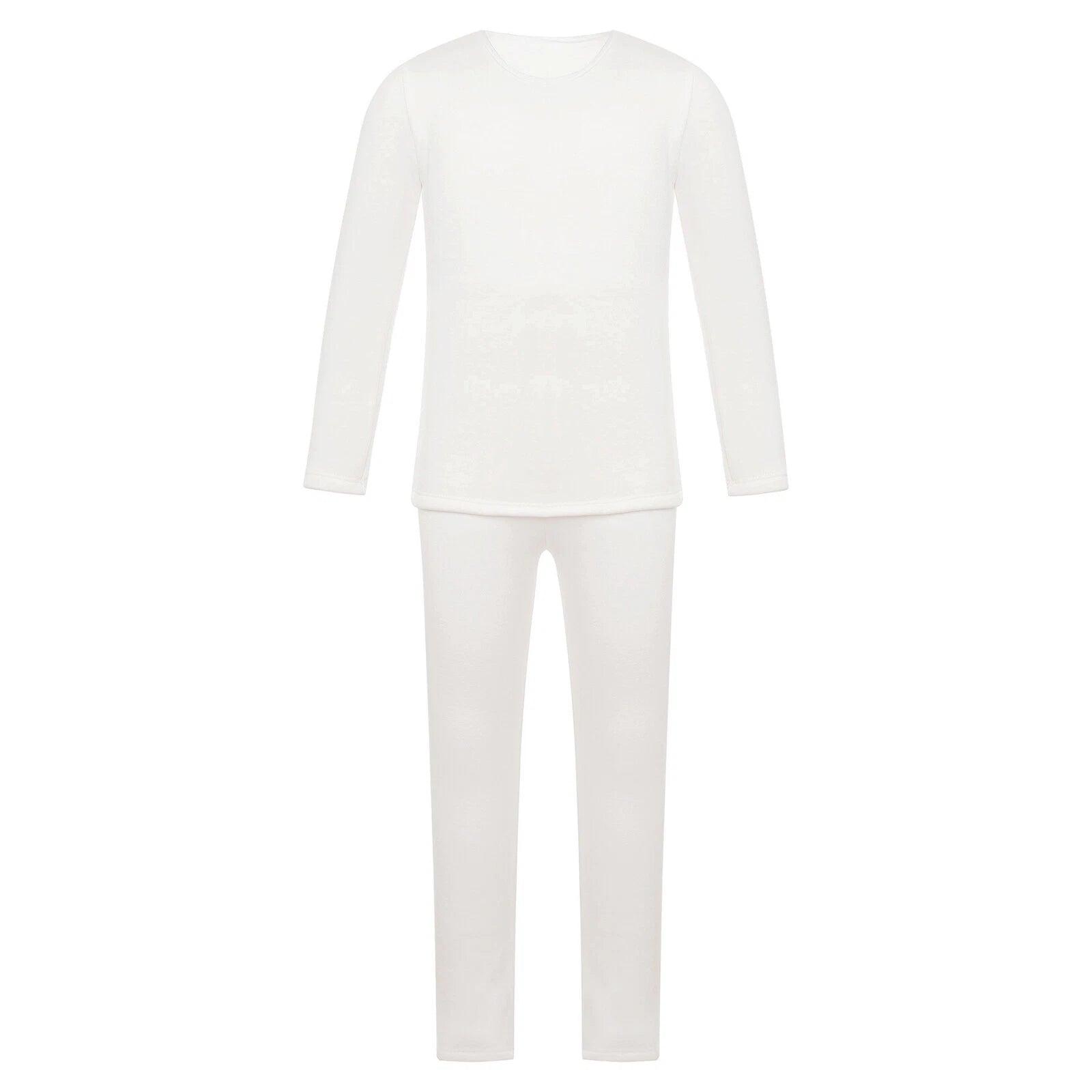 Kids Girl's Pajamas Set Long Sleeve Sleepwear Training Pullover And Pantyhose