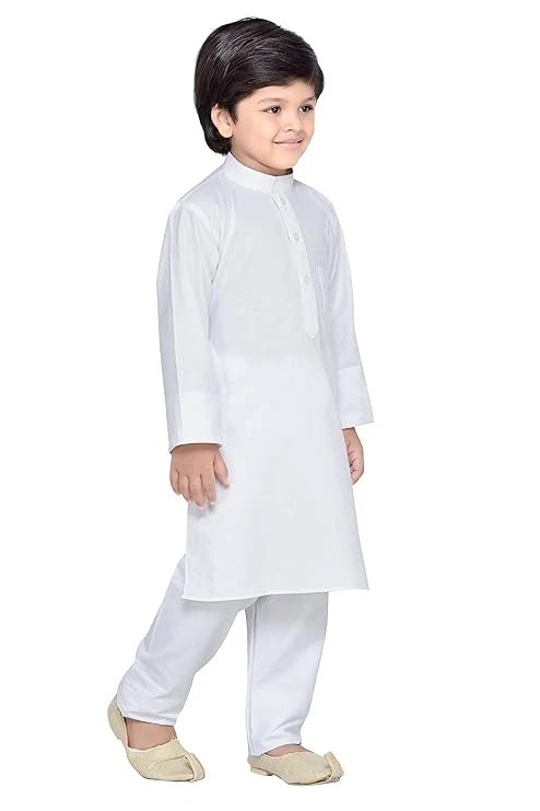 Eid Wear Kids Kurta Pajama Indian Traditional Cotton Kurta Payjama Set For Boys
