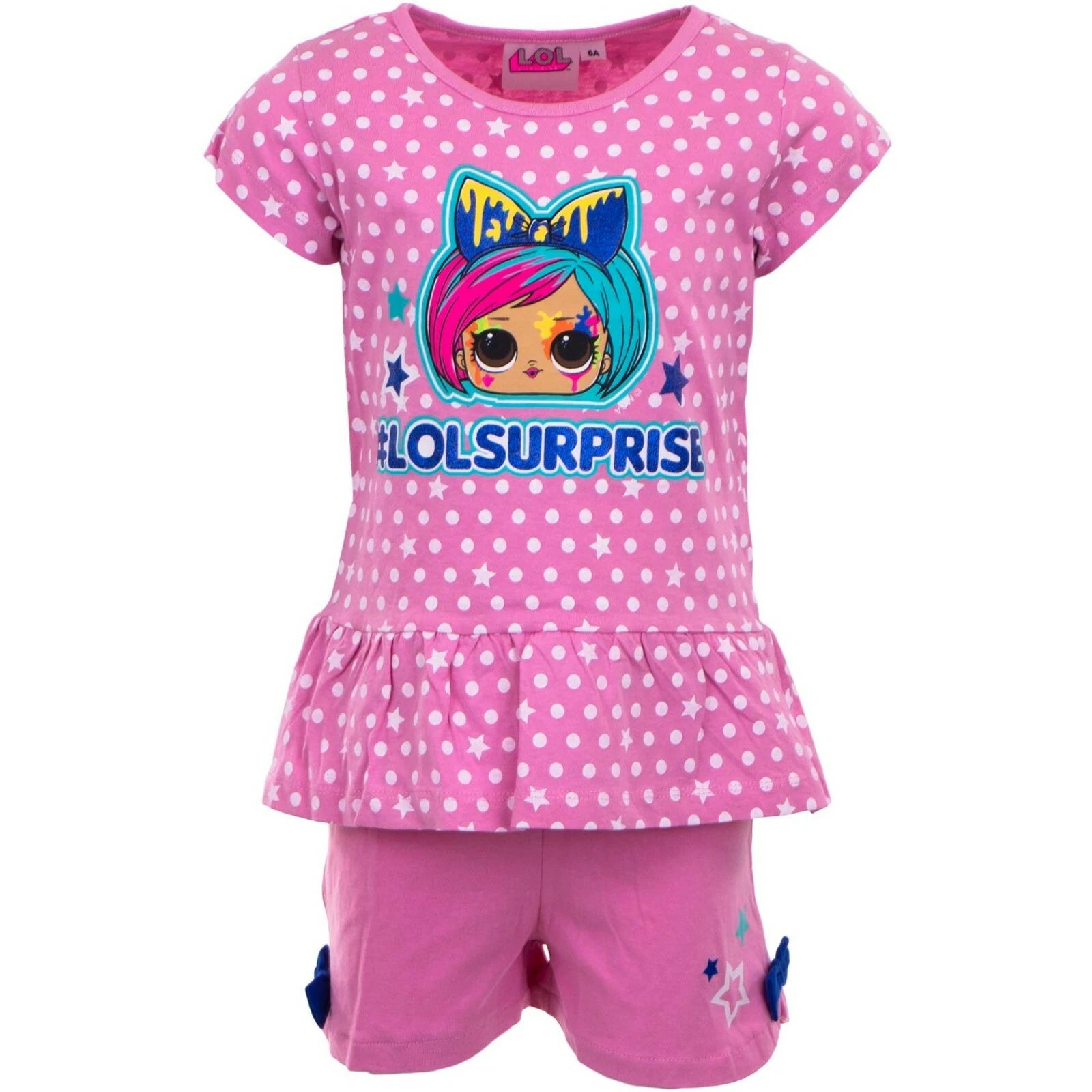 Boys Girls Kids Children Pyjamas Short Sleeve T-Shirt Shorts Set Age 2-12 Years