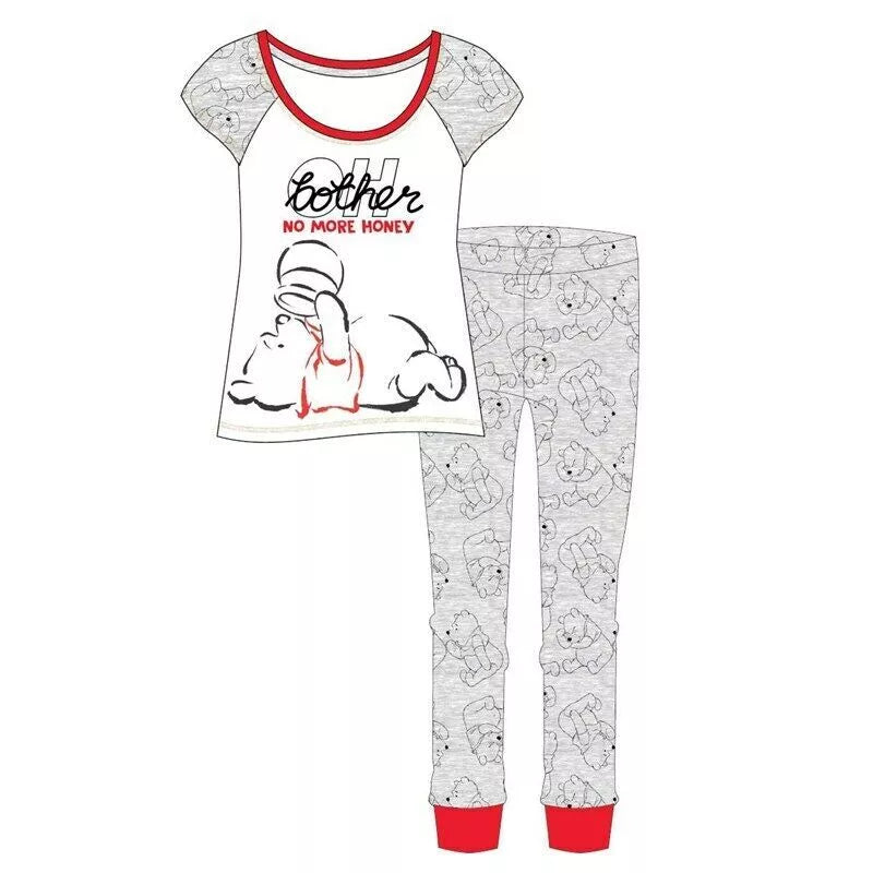 Womens Pyjamas Set Disney Pjs Gifts For Her Ladies Pyjamas Short Sleeve Cotton